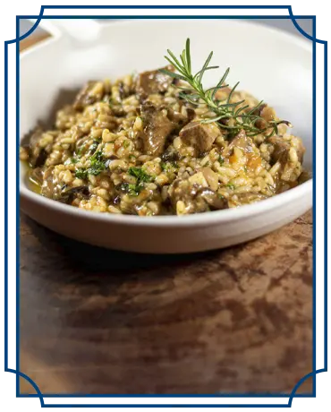 Risoto de Camarão com Creme
